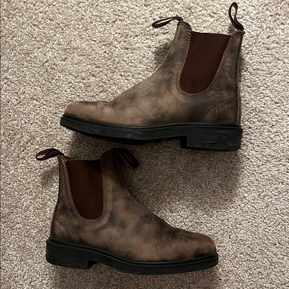 Blundstone Brown Leather Chelsea Dress Boots 1306